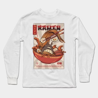 Ramen Poster Retroro Long Sleeve T-Shirt